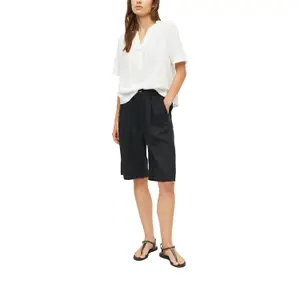 Blusa fluida em viscose misturada com franzidos e impressão integral senhora s.Oliver image-6