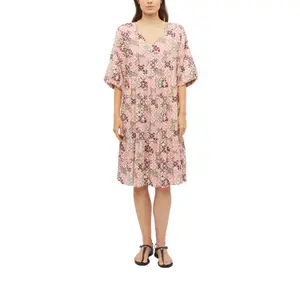 Robe en V-Ausschnitt mit Rüschendetails, lässige Passform für Damen s.Oliver image-2