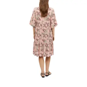 Robe en V-Ausschnitt mit Rüschendetails, lässige Passform für Damen s.Oliver image-5