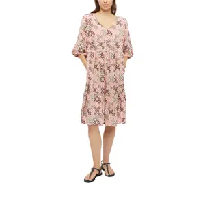 Robe en V-Ausschnitt mit Rüschendetails, lässige Passform für Damen s.Oliver image-6