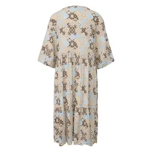 Robe en V-Ausschnitt mit Rüschendetails, lässige Passform für Damen s.Oliver image-1