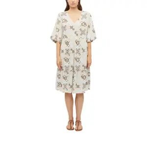 Robe en V-Ausschnitt mit Rüschendetails, lässige Passform für Damen s.Oliver image-2