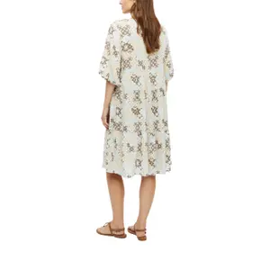 Robe en V-Ausschnitt mit Rüschendetails, lässige Passform für Damen s.Oliver image-5