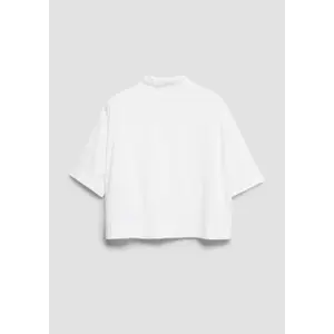 Blusa fluida de mangas cortas en lino mezclado con cuello de camisa mujer s.Oliver image-4
