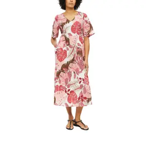 Damen Lange Fließende Kleid mit Allover-Druck s.Oliver image-6