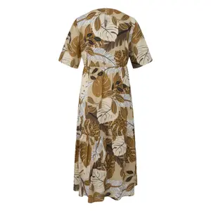 Damen Lange Fließende Kleid mit Allover-Druck s.Oliver image-1
