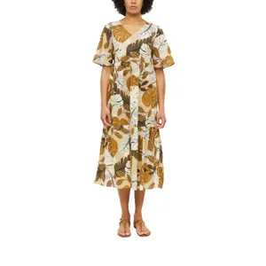 Damen Lange Fließende Kleid mit Allover-Druck s.Oliver image-2