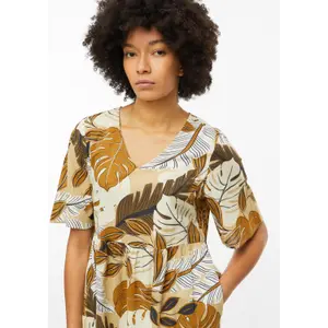 Damen Lange Fließende Kleid mit Allover-Druck s.Oliver image-3