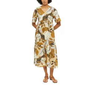 Damen Lange Fließende Kleid mit Allover-Druck s.Oliver image-6