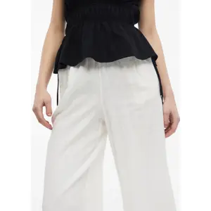 Hose aus Mischleinen mit Falten und hoher Taille für Damen s.Oliver image-3