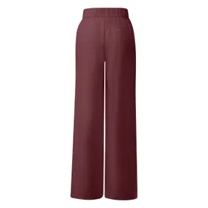 Hose aus Mischleinen mit Falten und hoher Taille für Damen s.Oliver image-1