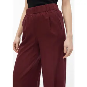 Hose aus Mischleinen mit Falten und hoher Taille für Damen s.Oliver image-3