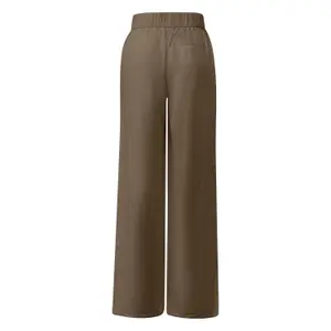 Hose aus Mischleinen mit Falten und hoher Taille für Damen s.Oliver image-1