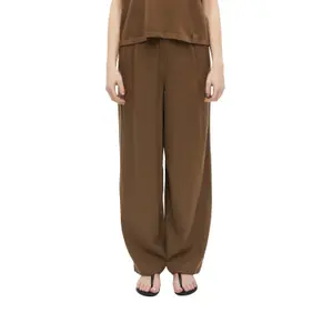 Hose aus Mischleinen mit Falten und hoher Taille für Damen s.Oliver image-2