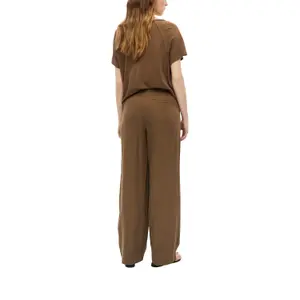 Hose aus Mischleinen mit Falten und hoher Taille für Damen s.Oliver image-5