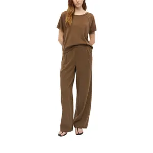 Hose aus Mischleinen mit Falten und hoher Taille für Damen s.Oliver image-6