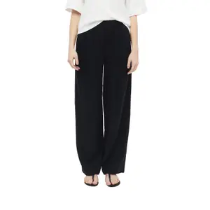 Hose aus Mischleinen mit Falten und hoher Taille für Damen s.Oliver image-2