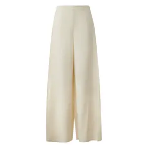 Hose aus Leinenmix mit elastischem Bund Hohe Taille Weite Beine Damen s.Oliver image-0