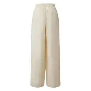 Hose aus Leinenmix mit elastischem Bund Hohe Taille Weite Beine Damen s.Oliver image-1