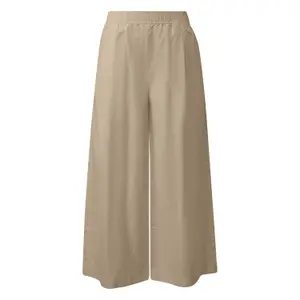Pantalon Relaxed fit hoge taille Wijde Pijpen popeline dames s.Oliver image-0