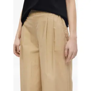 Pantalon Relaxed fit hoge taille Wijde Pijpen popeline dames s.Oliver image-3