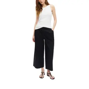 Pantalon Relaxed fit hoge taille Wijde Pijpen popeline dames s.Oliver image-6
