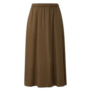 Midi-Rock mit hohem Bund, elastischem Bund und Seitentaschen, ausgestellte Form, Damen s.Oliver image-0