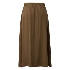 Midi-Rock mit hohem Bund, elastischem Bund und Seitentaschen, ausgestellte Form, Damen s.Oliver image-1