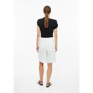 Bermuda de talle alto corte relajado mujer s.Oliver image-4