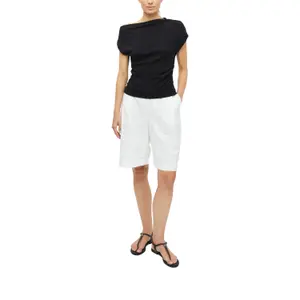 Bermuda de talle alto corte relajado mujer s.Oliver image-6