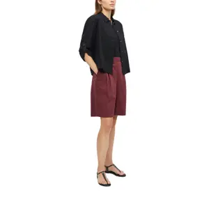 Bermuda de talle alto corte relajado mujer s.Oliver image-6