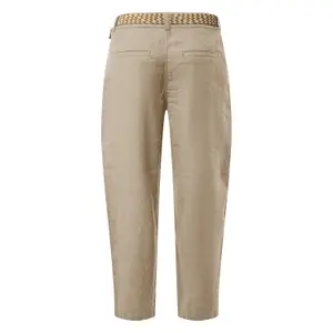 Höga Midja Regular Fit Barrel Ben Byxor med Bälte Dam s.Oliver image-1