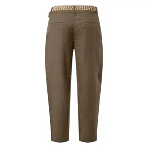 Höga Midja Regular Fit Barrel Ben Byxor med Bälte Dam s.Oliver image-1