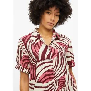 Fließendes Kleid aus Viskose-Mix mit gerüschten Details für Damen s.Oliver image-3