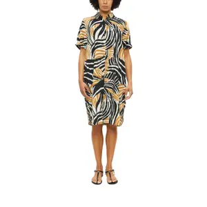 Fließendes Kleid aus Viskose-Mix mit gerüschten Details für Damen s.Oliver image-2