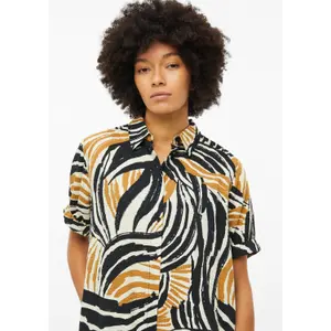 Fließendes Kleid aus Viskose-Mix mit gerüschten Details für Damen s.Oliver image-3