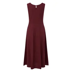 Damen Leinen-Mischung Midi Kleid mit Seitentaschen s.Oliver image-1