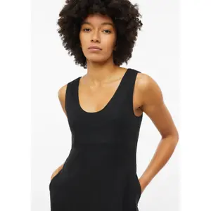 Damen Leinen-Mischung Midi Kleid mit Seitentaschen s.Oliver image-3