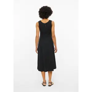 Damen Leinen-Mischung Midi Kleid mit Seitentaschen s.Oliver image-4