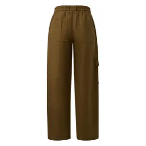 Hochgeschnittener Cargo-Style Hosen für Damen, Gerade Beine, Gemischte Leinen s.Oliver image-1