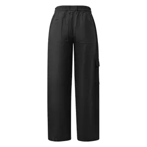 Hochgeschnittener Cargo-Style Hosen für Damen, Gerade Beine, Gemischte Leinen s.Oliver image-1