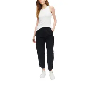 Hochgeschnittener Cargo-Style Hosen für Damen, Gerade Beine, Gemischte Leinen s.Oliver image-6