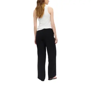 Strukturierte weit geschnittene Hose mit elastischem Bund und Seitentaschen für Frauen s.Oliver image-5