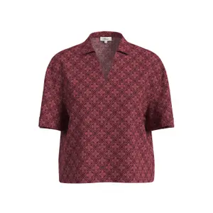 Women's V-Neck All-Over Printed Fluid Viscose Blouse s.Oliver image-6