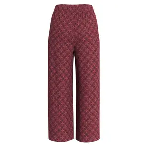 Pantalon culotte à motifs taille haute et ceinture élastique femme s.Oliver image-2