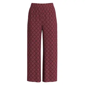 Pantalon culotte à motifs taille haute et ceinture élastique femme s.Oliver image-6