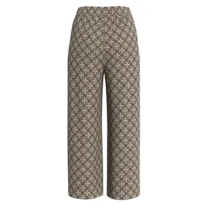 Pantalon culotte à motifs taille haute et ceinture élastique femme s.Oliver image-1