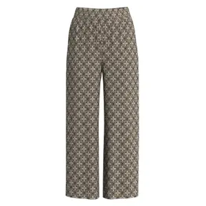 Pantalon culotte à motifs taille haute et ceinture élastique femme s.Oliver image-5