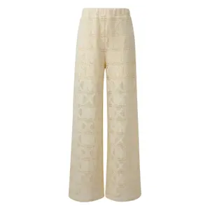 Häkelspitzenhose mit elastischem Bund und weitem Bein für Frauen s.Oliver Airy image-0