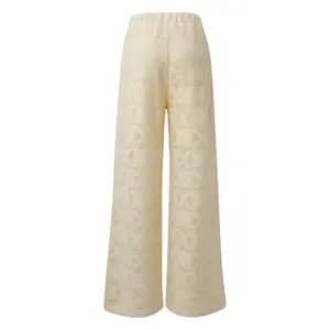 Häkelspitzenhose mit elastischem Bund und weitem Bein für Frauen s.Oliver Airy image-1